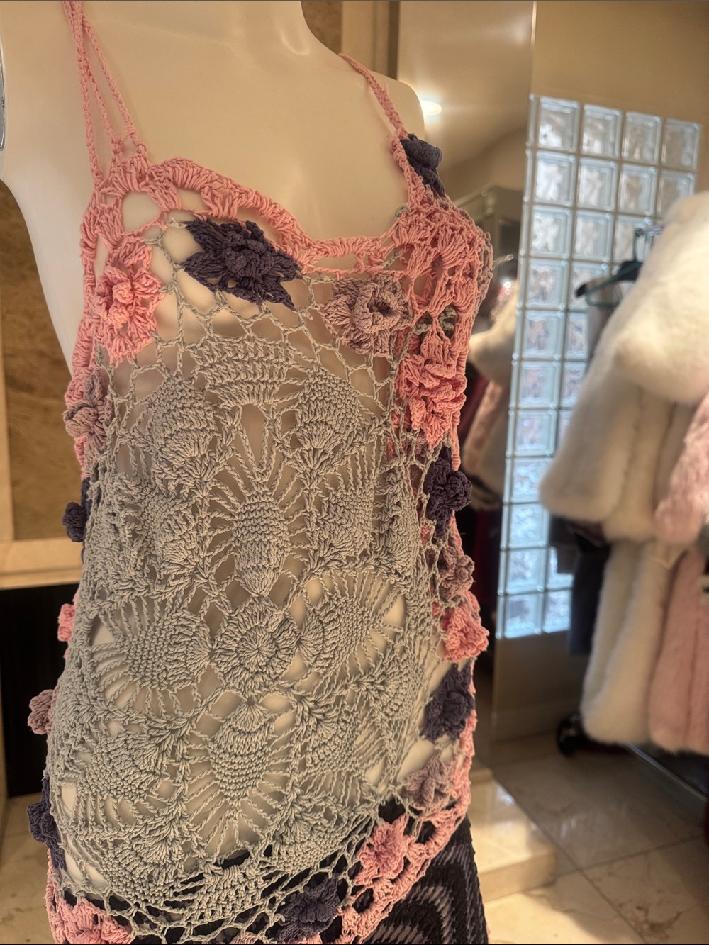 Oceanus Cassandra
Crochet Multi Coloured Evening Gown - Picture 4 of 5